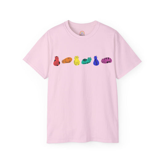 Rainbow Cats Unisex Ultra Cotton Tee