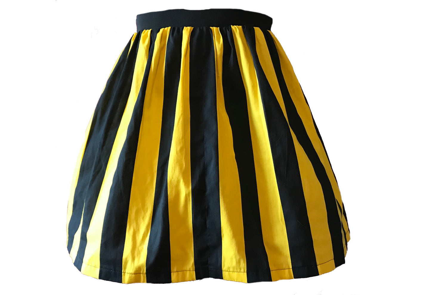 Black & Yellow Striped Skirt