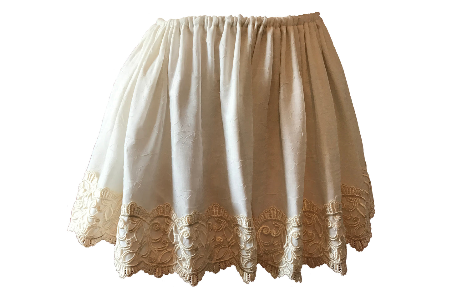 White Frilly Petticoat Skirt
