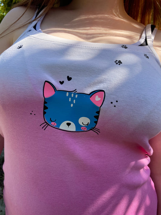 NewLove Sleepy Kitty Vest