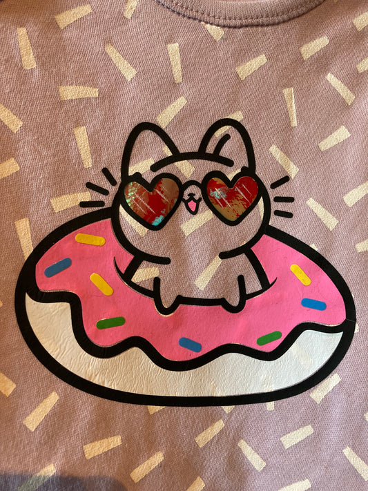 NewLove Sprinkles the Donut Cat Babygrow
