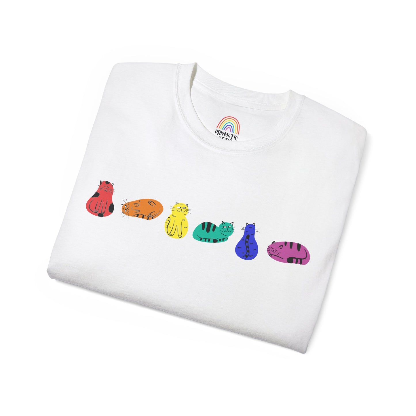 Rainbow Cats Unisex Ultra Cotton Tee