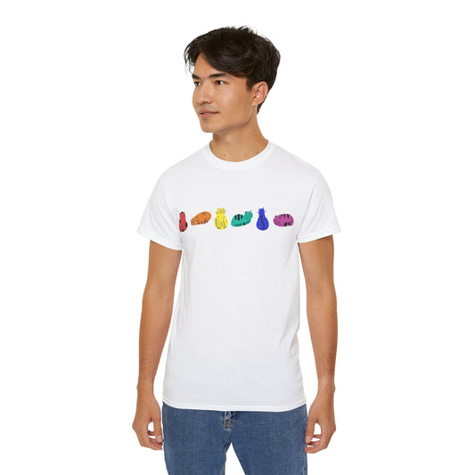 Rainbow Cats Unisex Ultra Cotton Tee