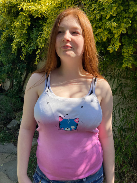NewLove Sleepy Kitty Vest