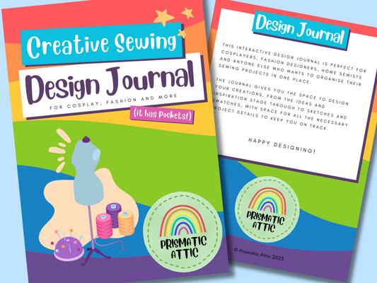 Creative Sewing Design Journal 'Prismatic Party'